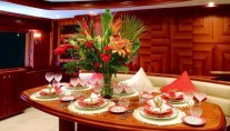 HUEYS ISLAND -  Interior Dining detail